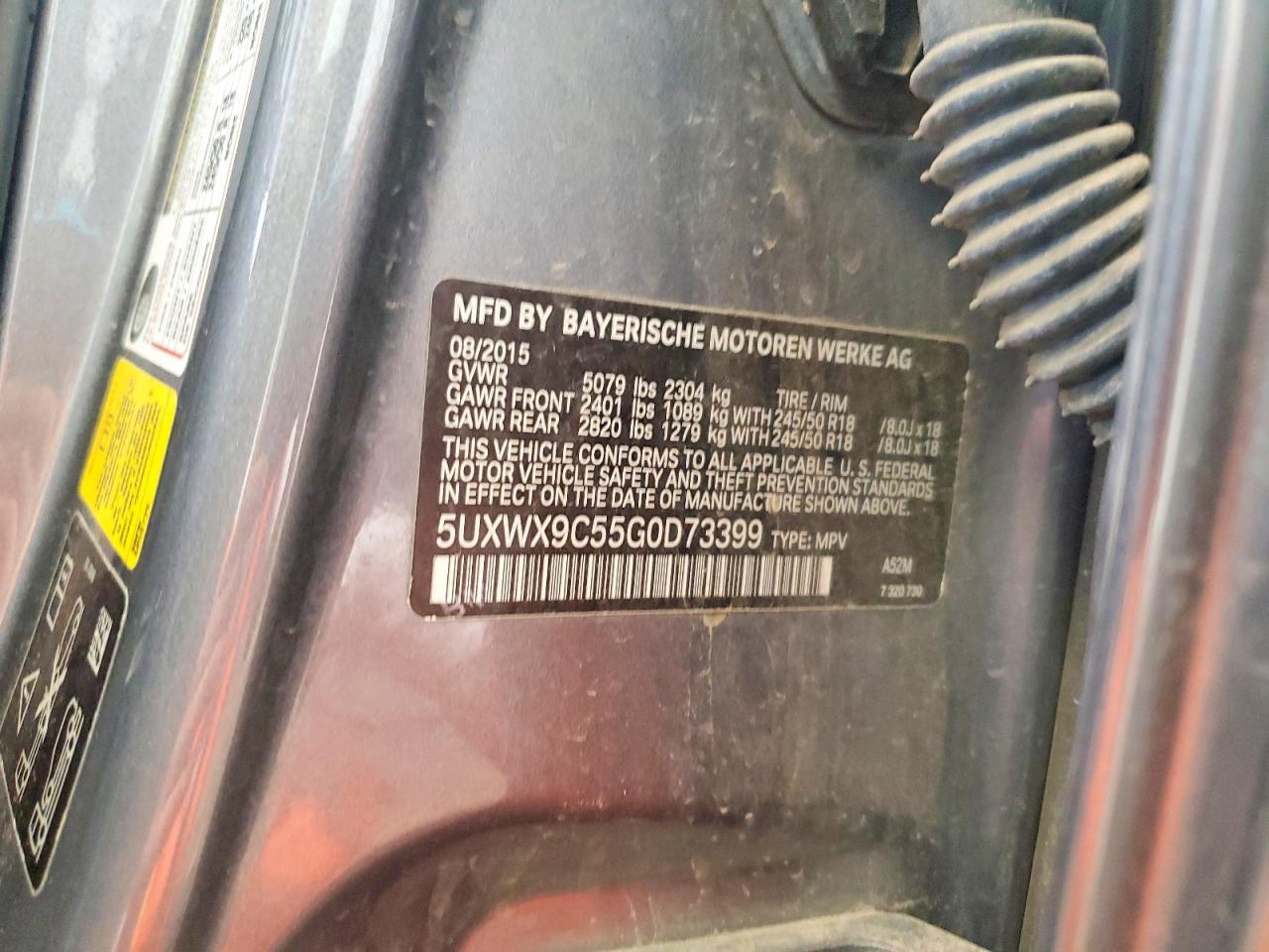 2016 BMW X3 xDrive28I - zdjęcie 14