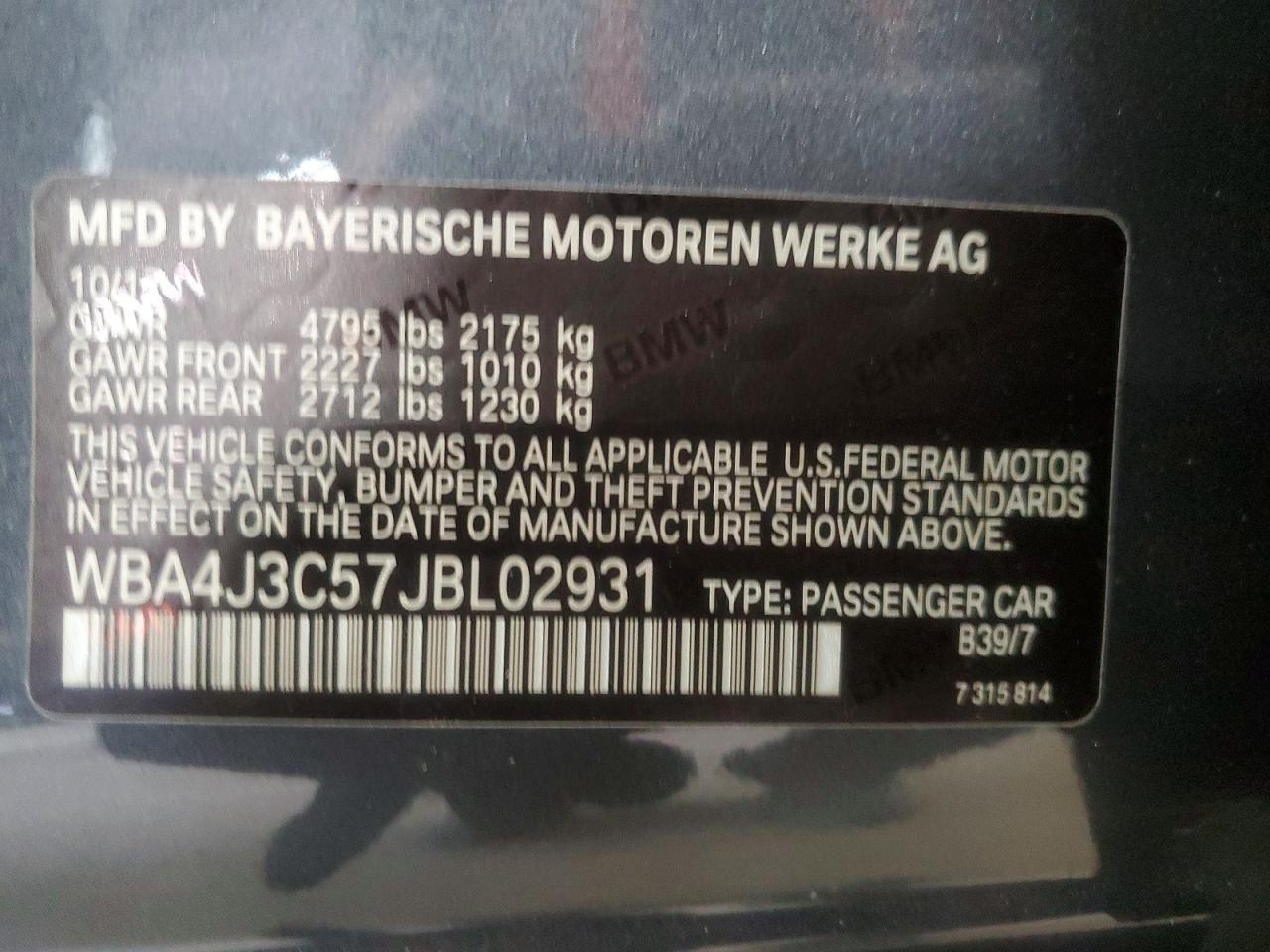 2018 BMW Seria 4 430i - zdjęcie 12