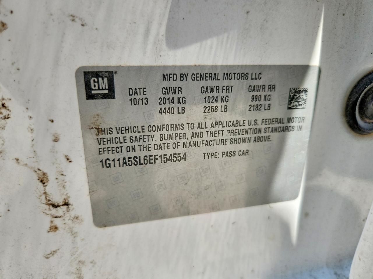 2014 Chevrolet Malibu Ls - zdjęcie 12
