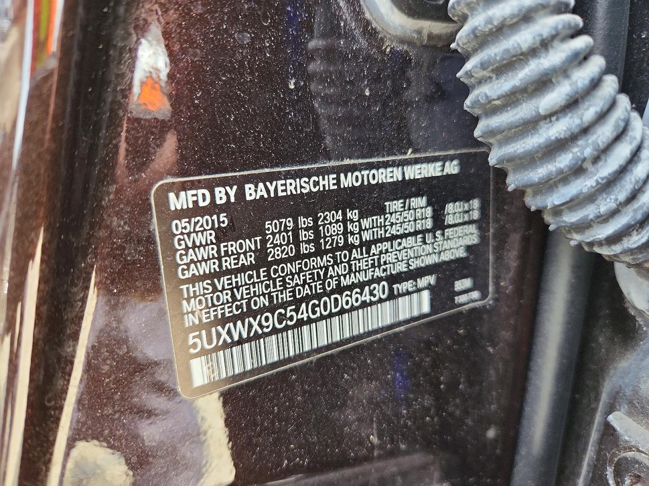 2016 BMW X3 xDrive28I - zdjęcie 14