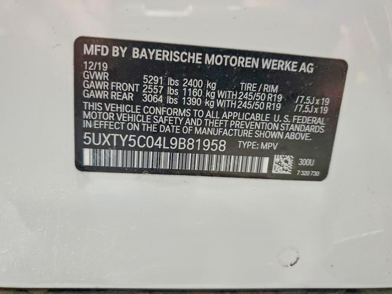 2020 BMW X3 xDrive30I - zdjęcie 14