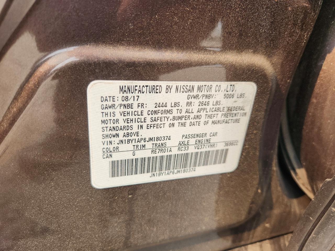 2018 Infiniti Q70 3.7 Luxe - zdjęcie 12