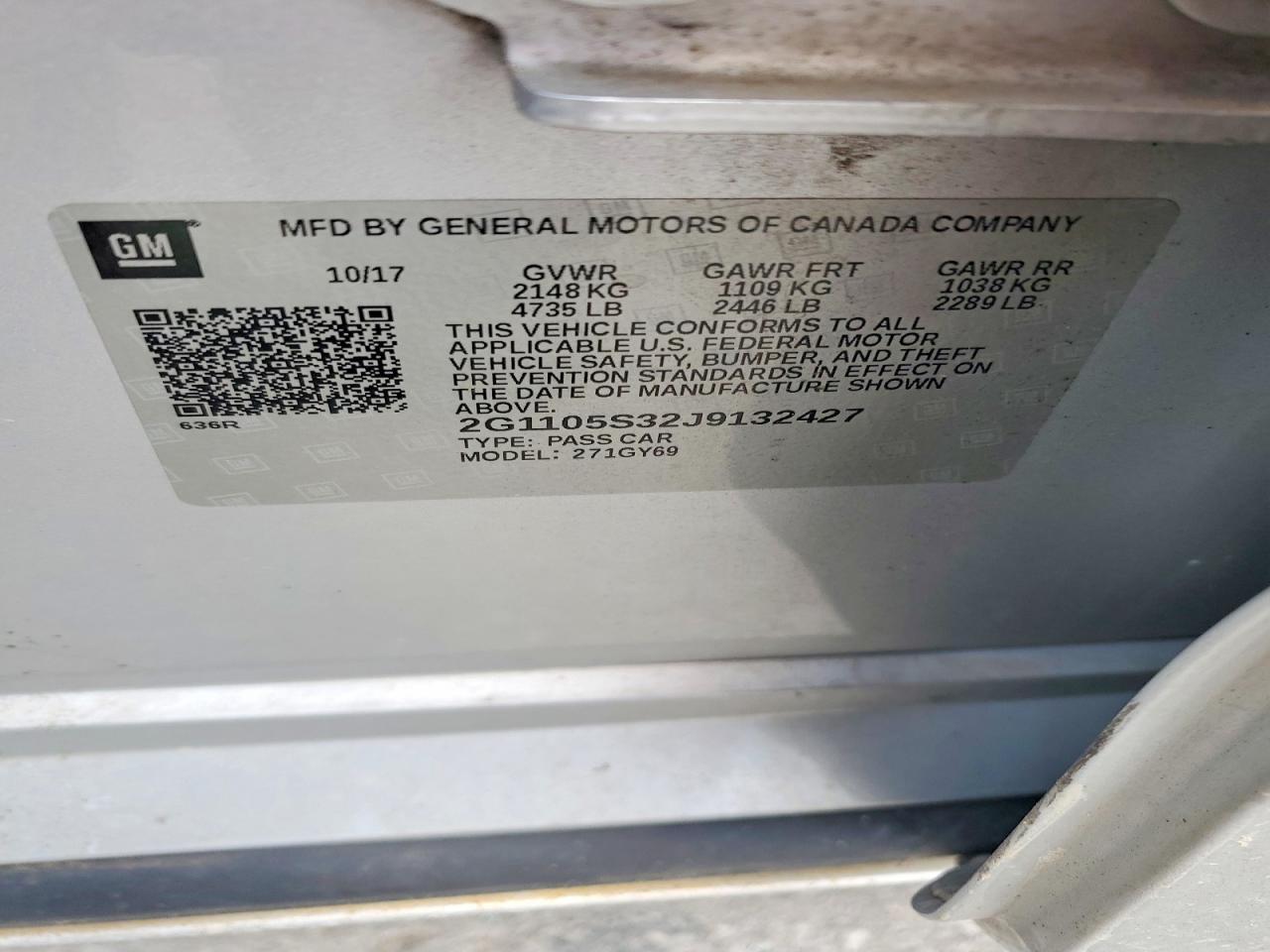 2018 Chevrolet Impala Lt - zdjęcie 12