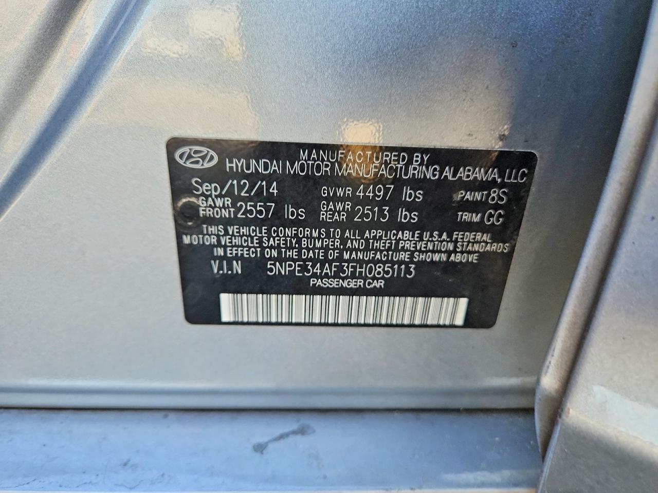 2015 Hyundai Sonata Sport - zdjęcie 12