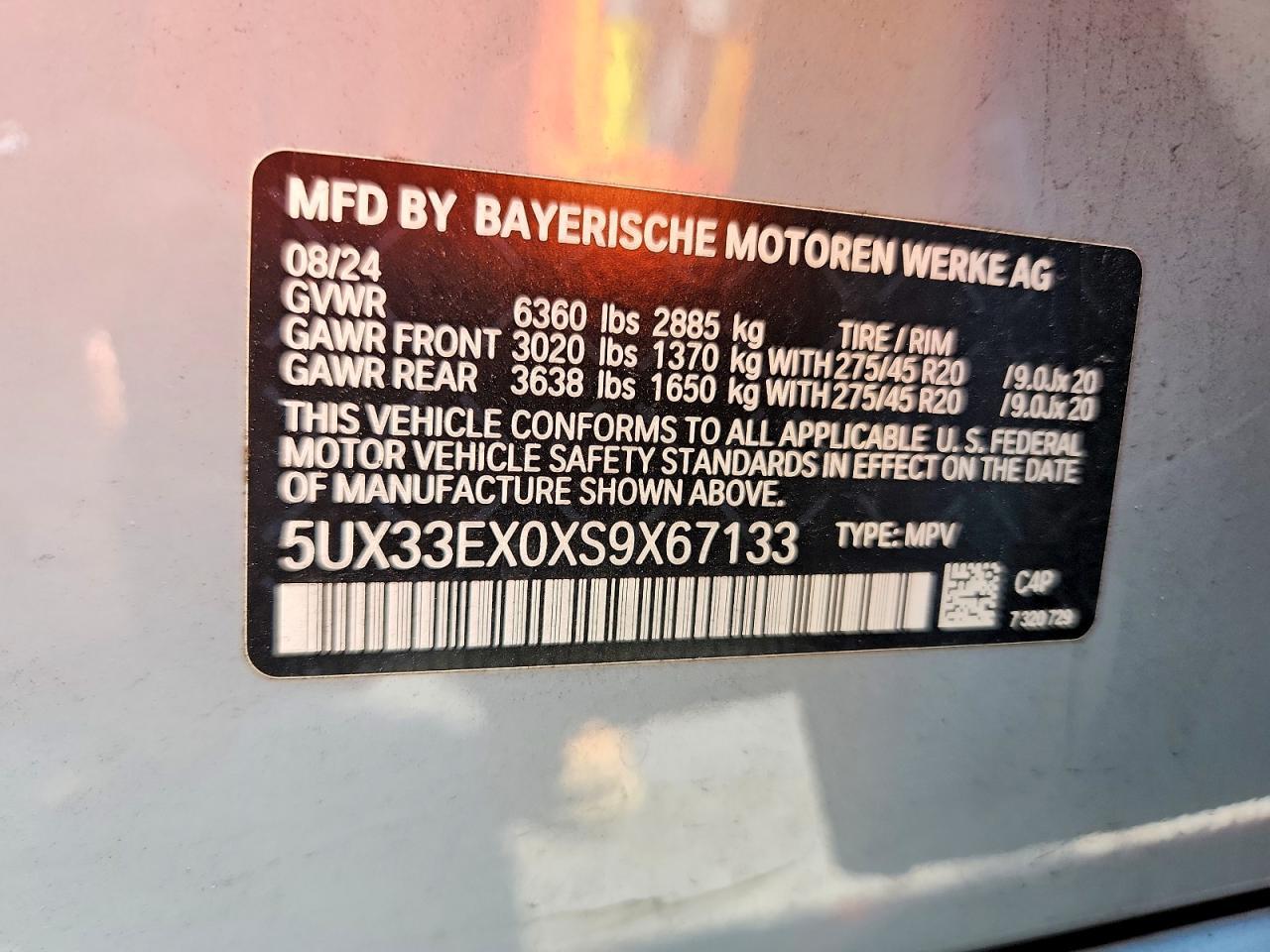 2025 BMW X6 xDrive40I - zdjęcie 13