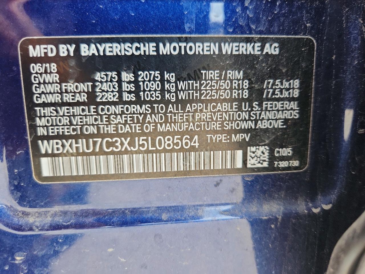 2018 BMW X1 Sdrive28I - zdjęcie 12
