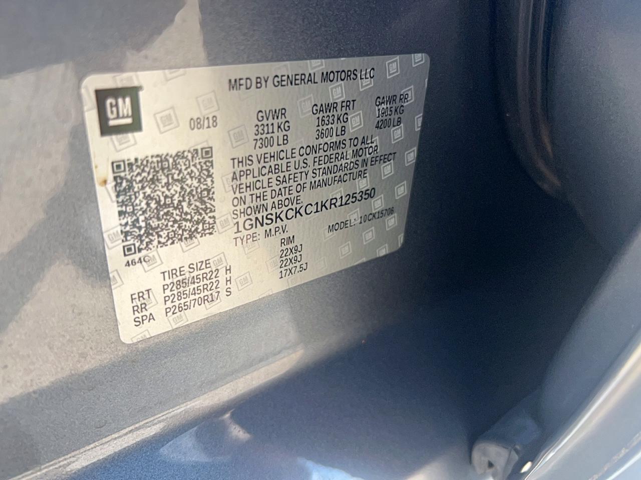 2019 Chevrolet Tahoe K1500 Premier - zdjęcie 10