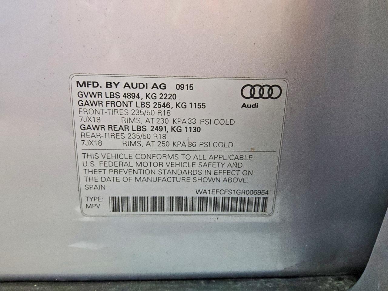 2016 Audi Q3 Premium Plus - zdjęcie 13