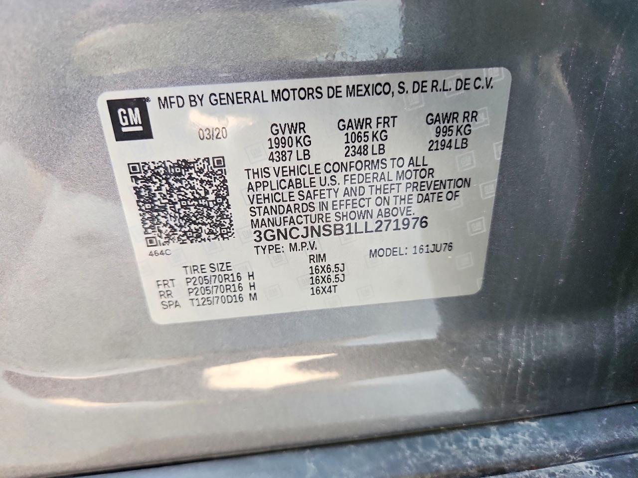 2020 Chevrolet Trax Ls - zdjęcie 13