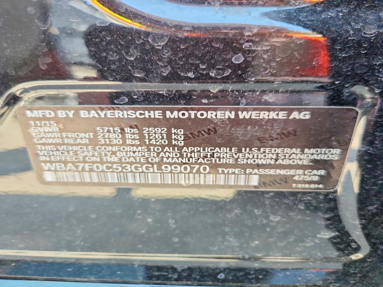 2016 BMW 750 I - zdjęcie 12