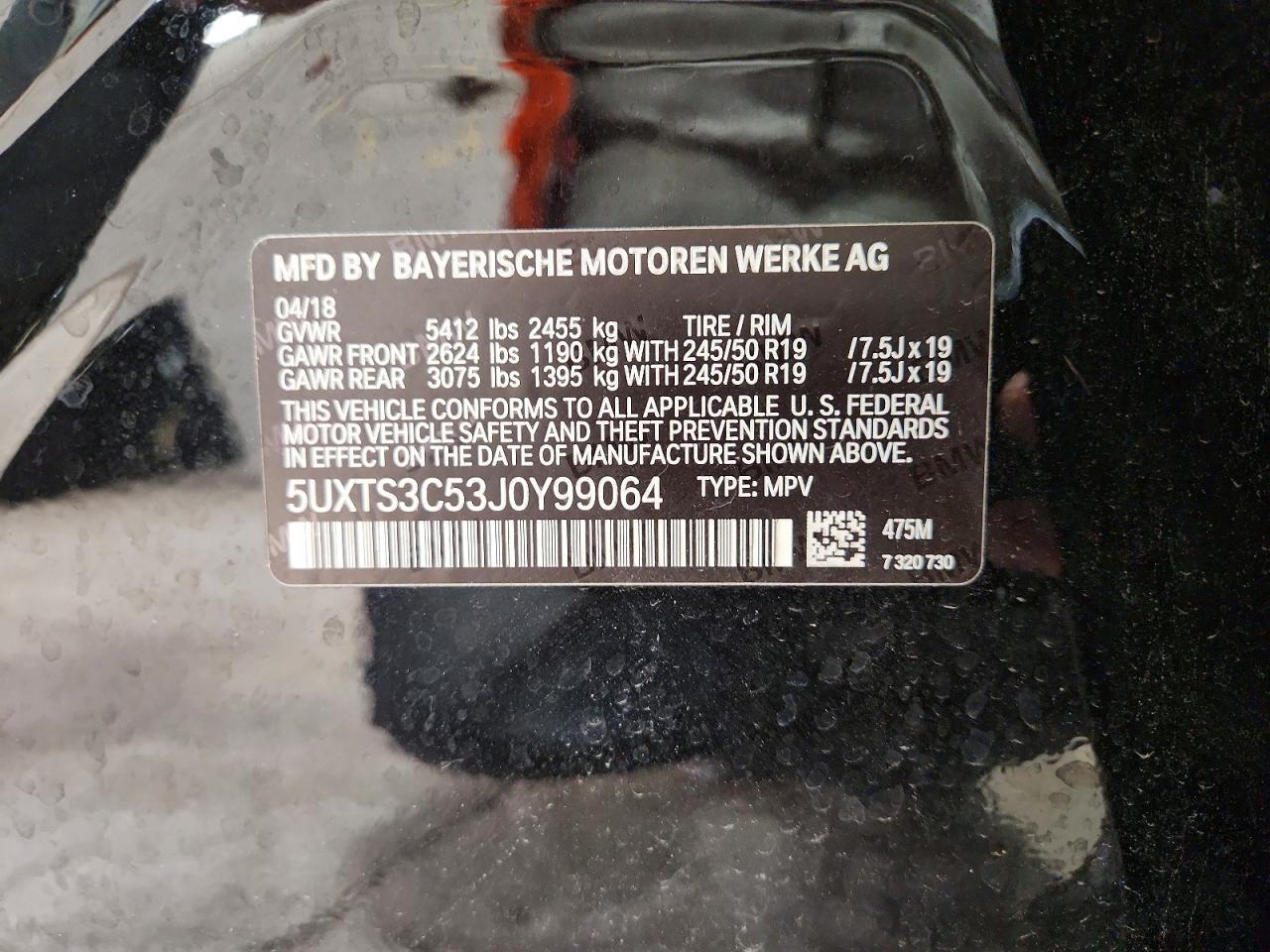 2018 BMW X3 xDrivem40I - zdjęcie 13