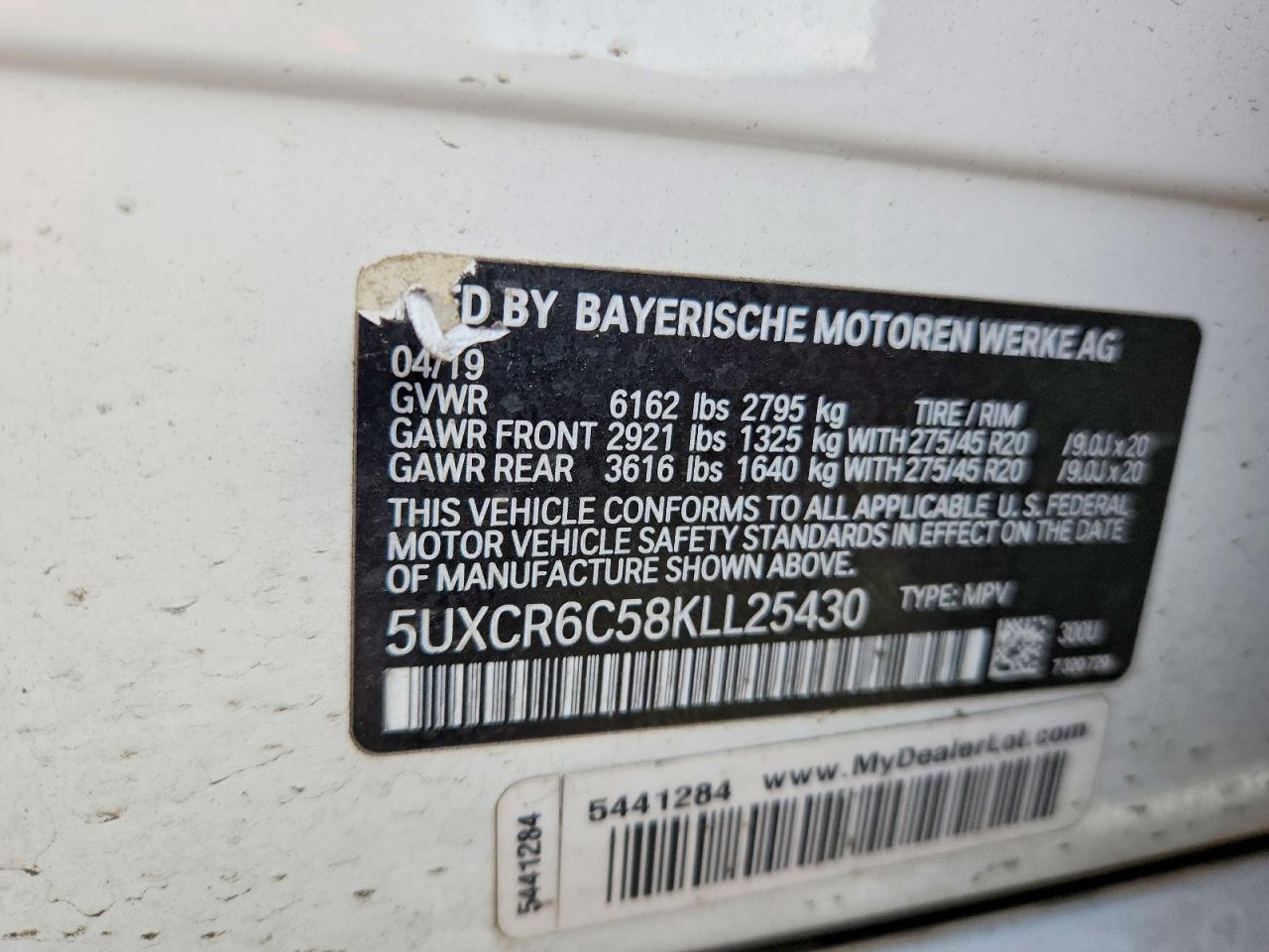 2019 BMW X5 xDrive40I - zdjęcie 13