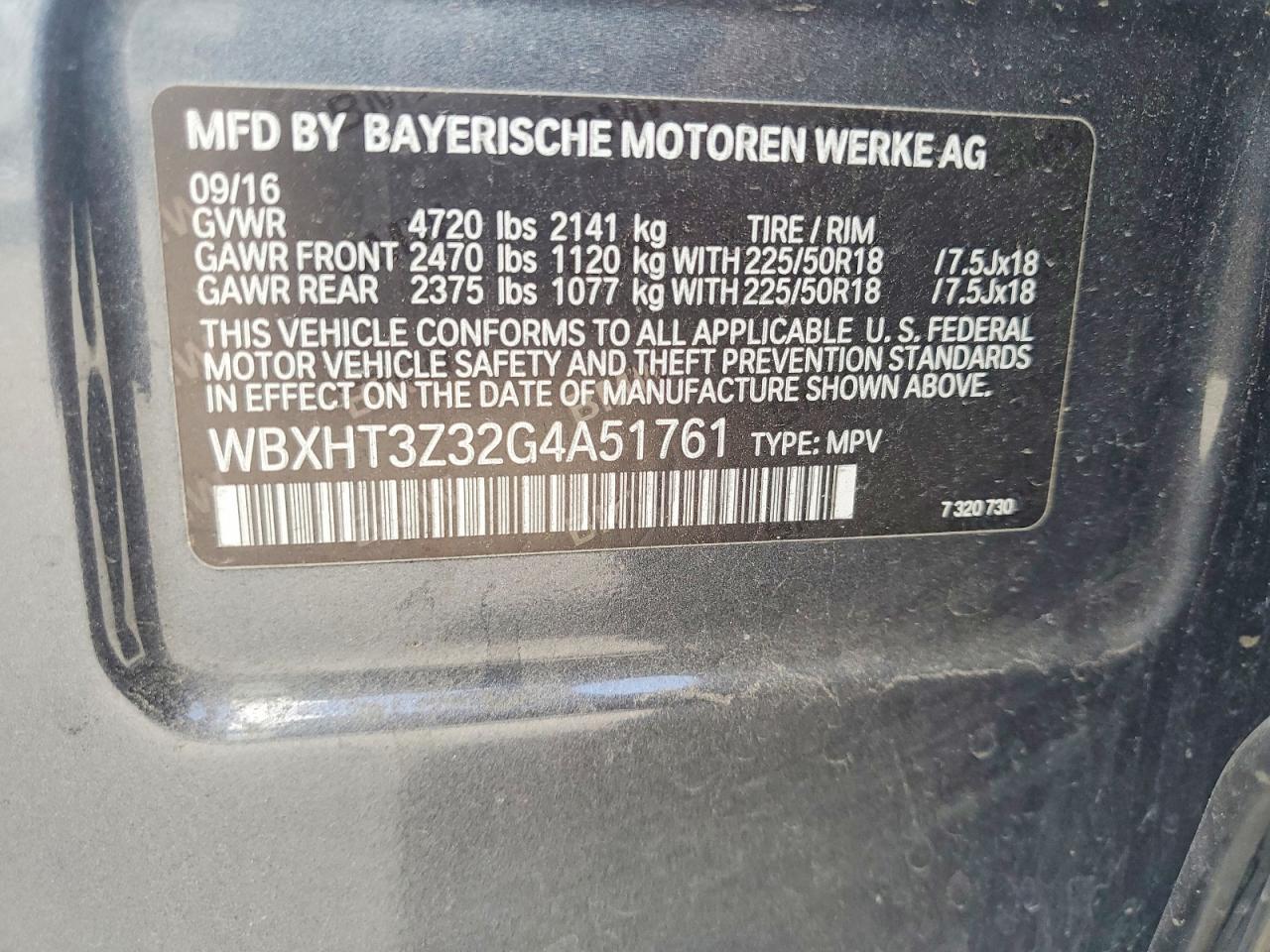 2016 BMW X1 xDrive28I - zdjęcie 12