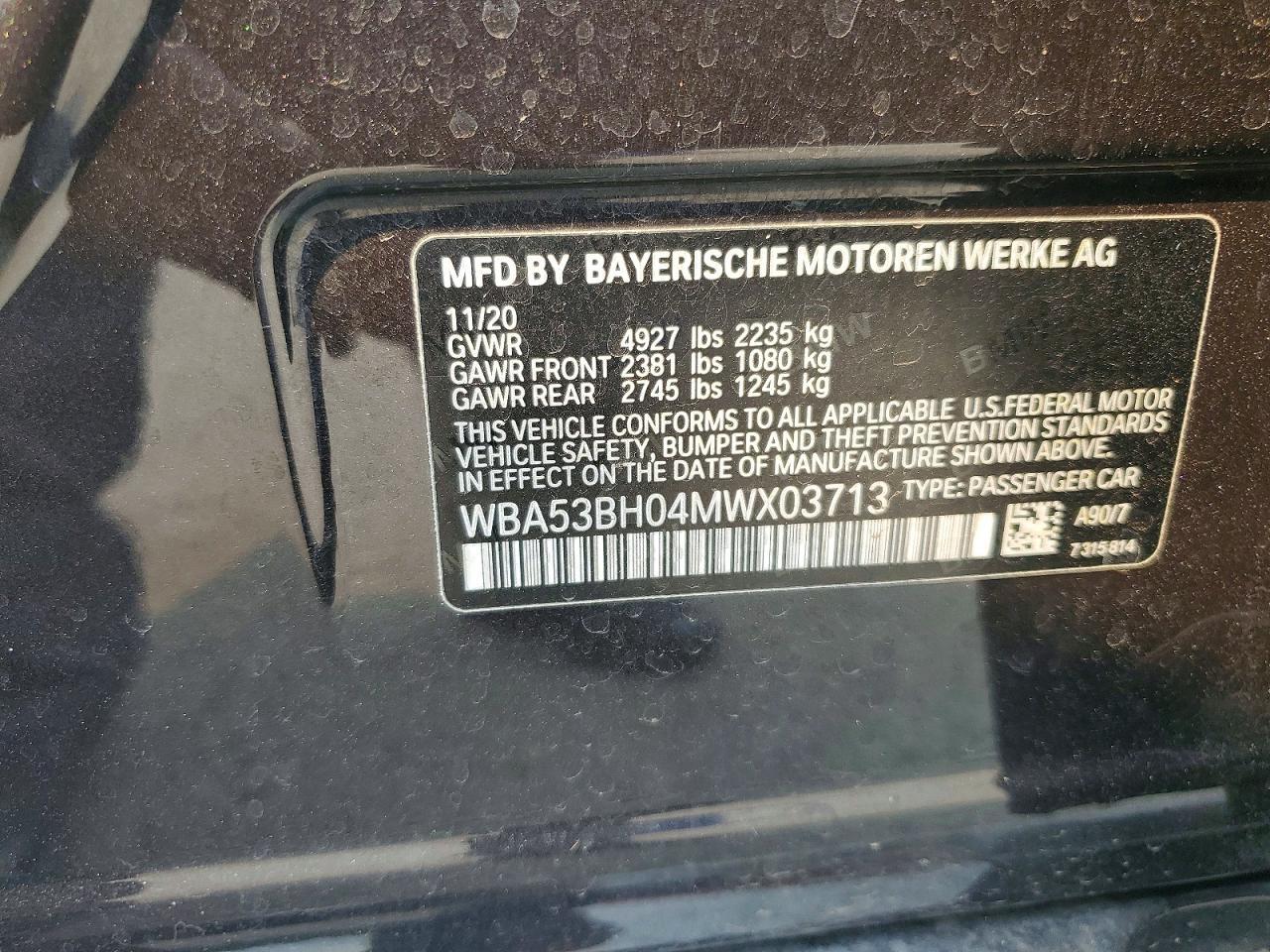 2021 BMW 530 I - zdjęcie 12