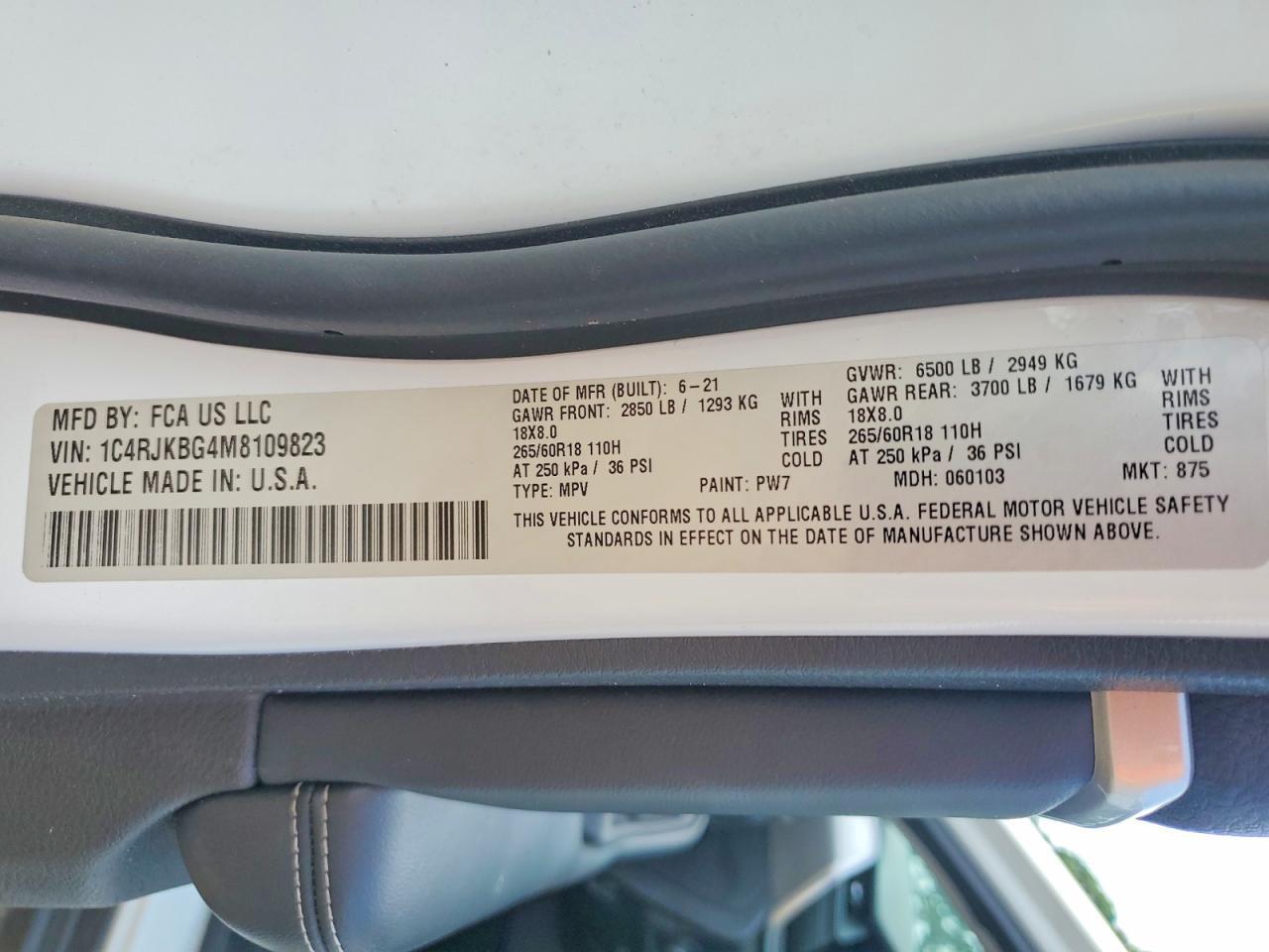 2021 Jeep Grand Cherokee L Limited - zdjęcie 13
