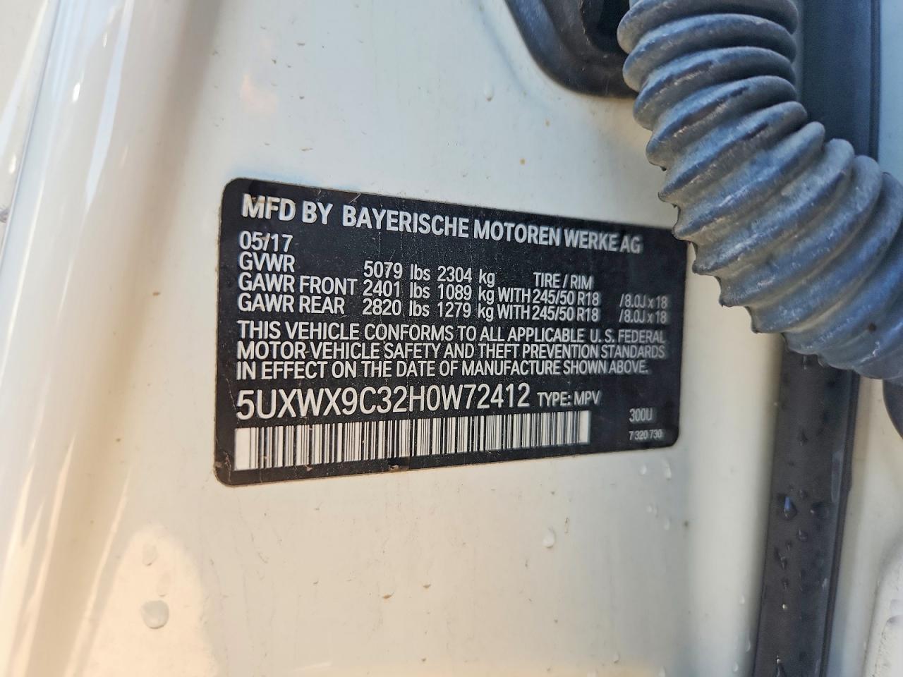 2017 BMW X3 xDrive28I - zdjęcie 13