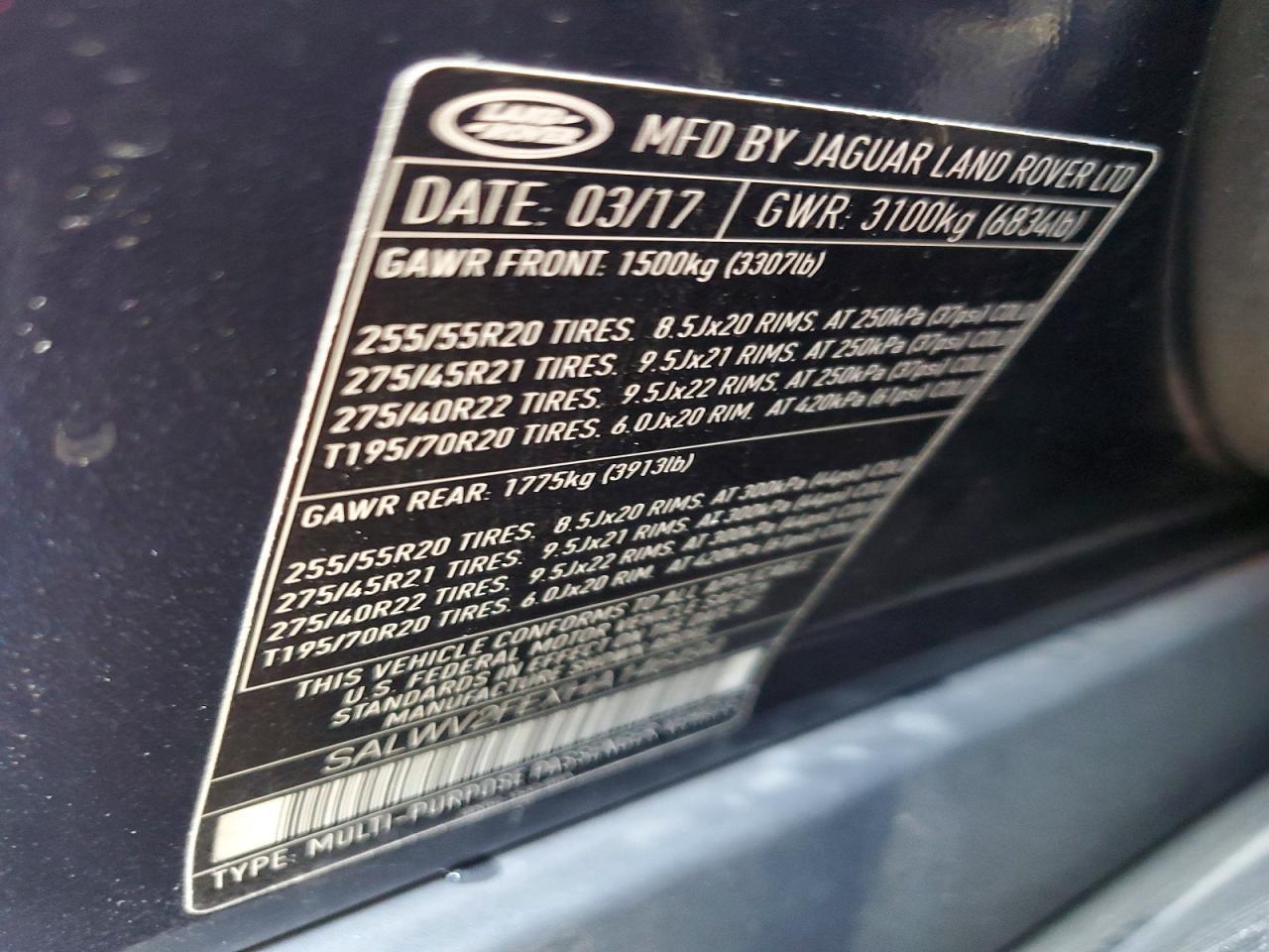 2017 Land Rover Range Rover Sport Autobiography - zdjęcie 13