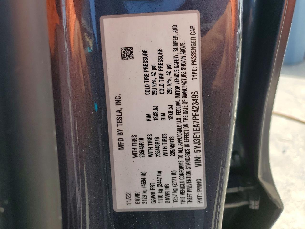 2023 Tesla Model 3 - zdjęcie 12
