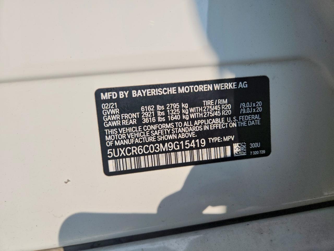 2021 BMW X5 xDrive40I - zdjęcie 13
