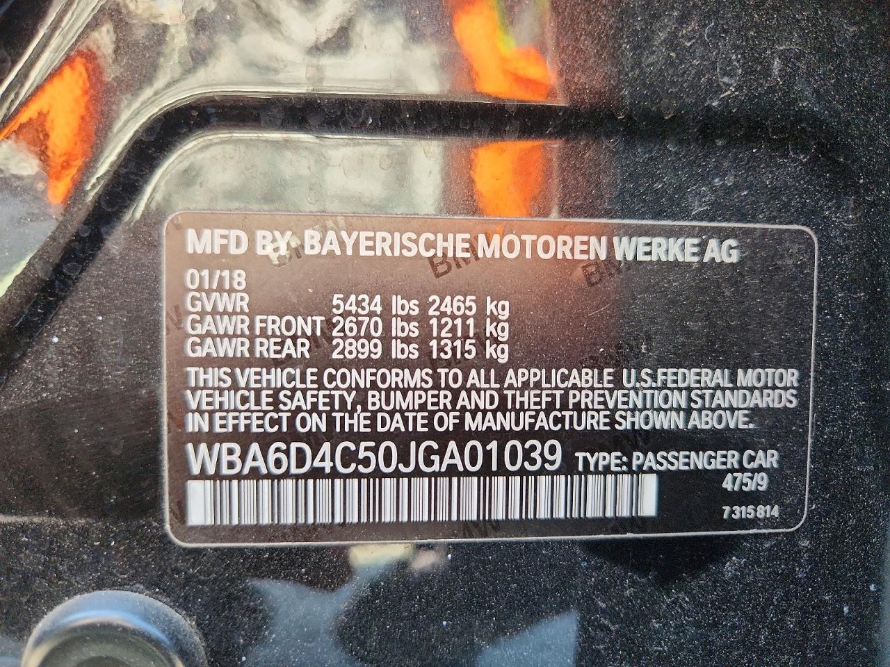 2018 BMW 650 I Gran Coupe - zdjęcie 12