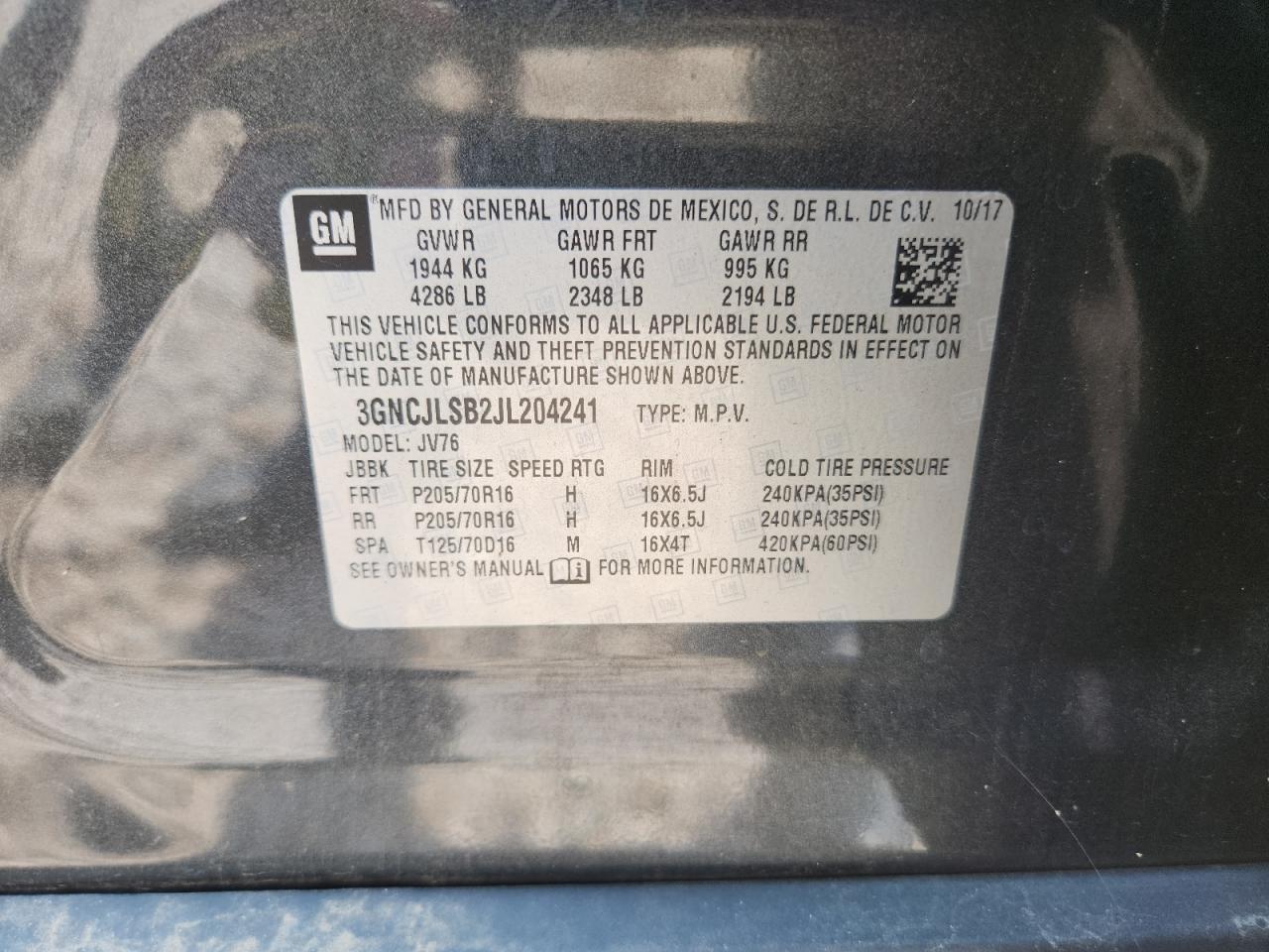 2018 Chevrolet Trax 1Lt - zdjęcie 14