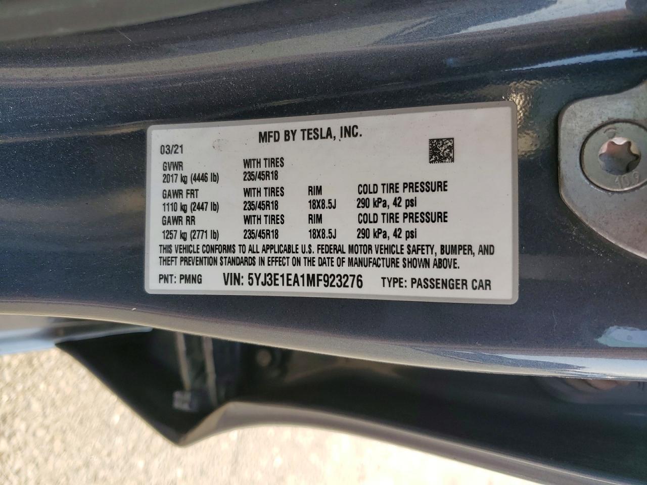 2021 Tesla Model 3 - zdjęcie 12
