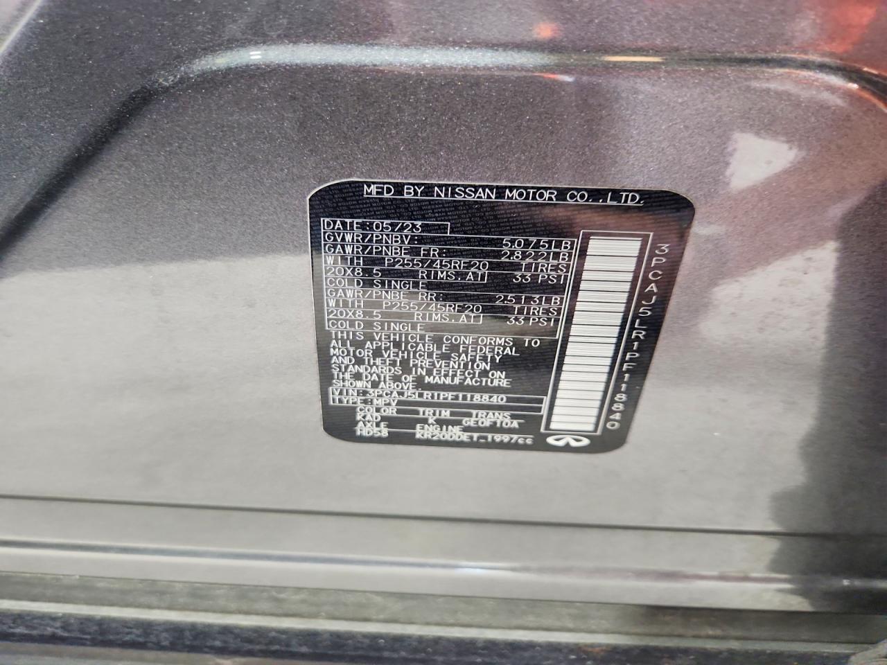 2023 Infiniti Qx55 Sensory - zdjęcie 13