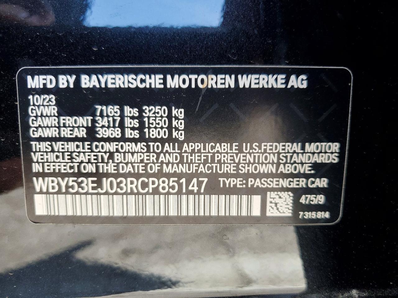 2024 BMW I7 xDrive60 - zdjęcie 13