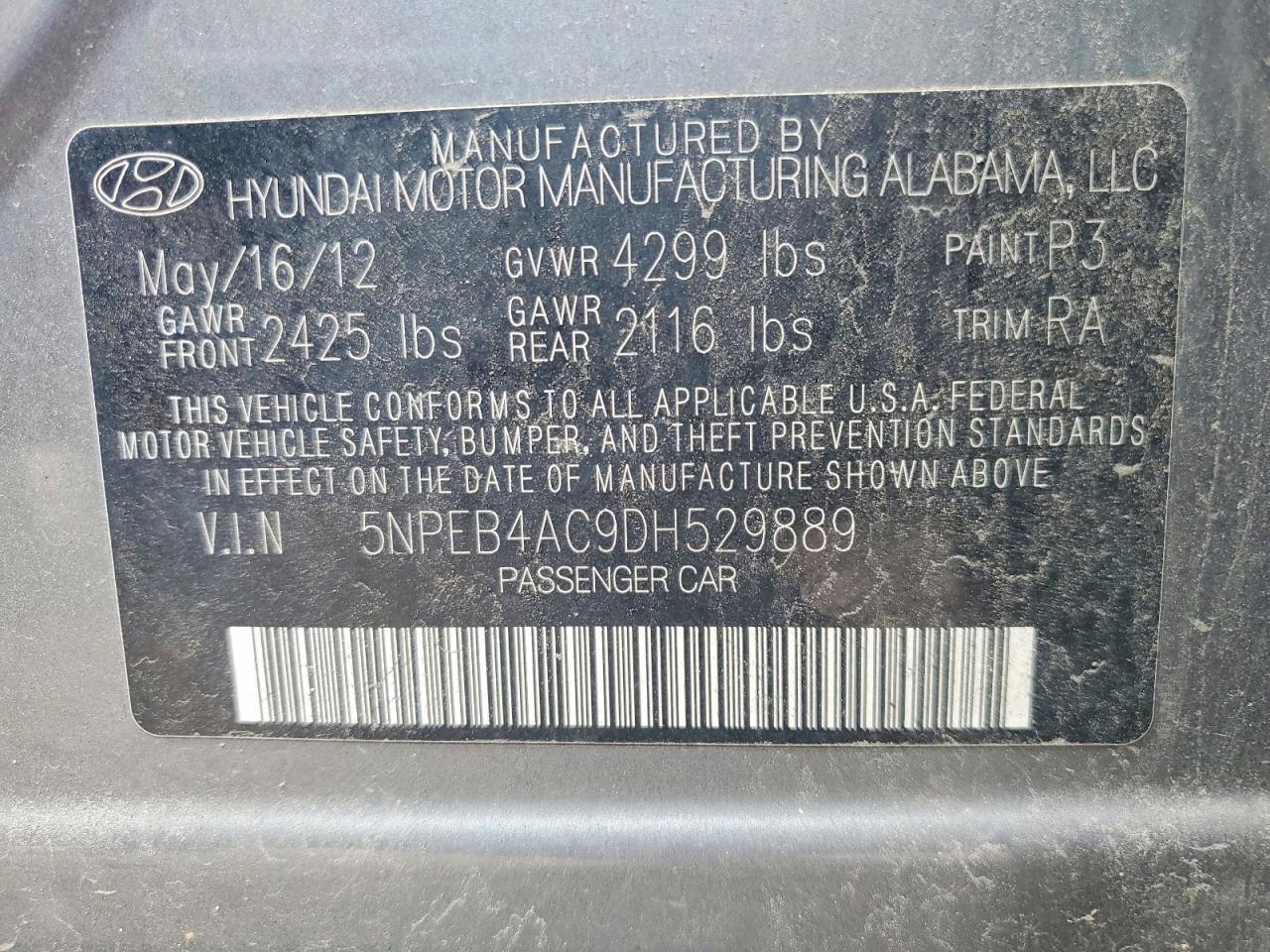 2013 Hyundai Sonata Gls - zdjęcie 12