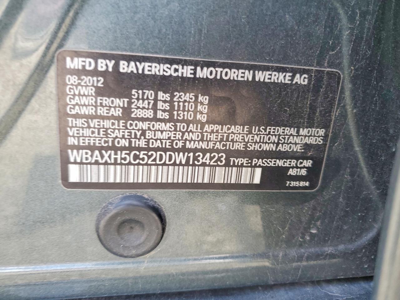 2013 BMW 528 Xi - zdjęcie 12