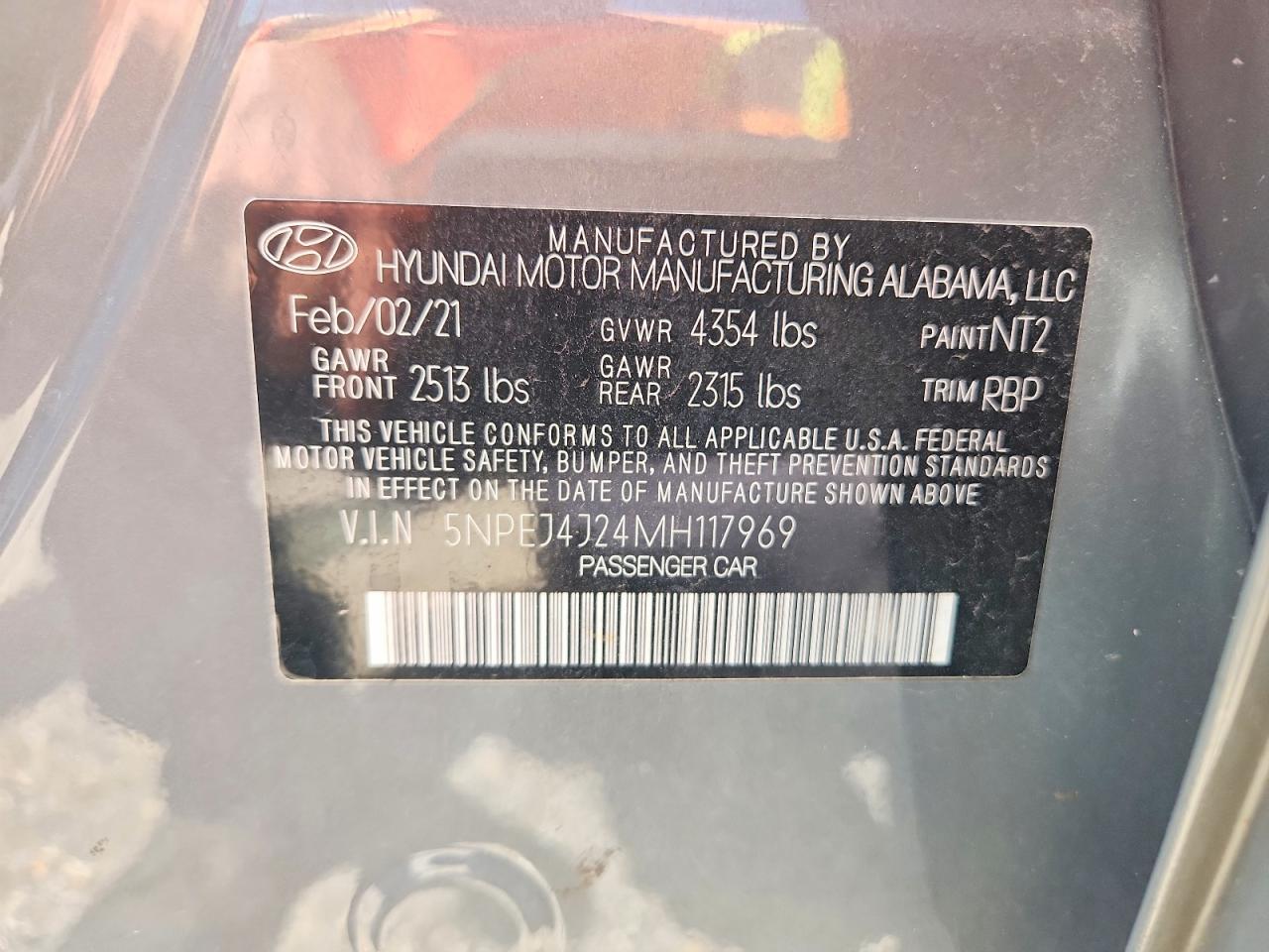 2021 Hyundai Sonata Sel Plus - zdjęcie 12