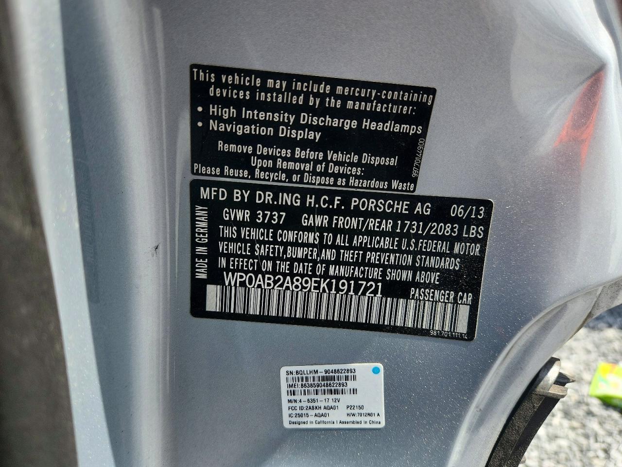2014 Porsche Cayman - zdjęcie 12