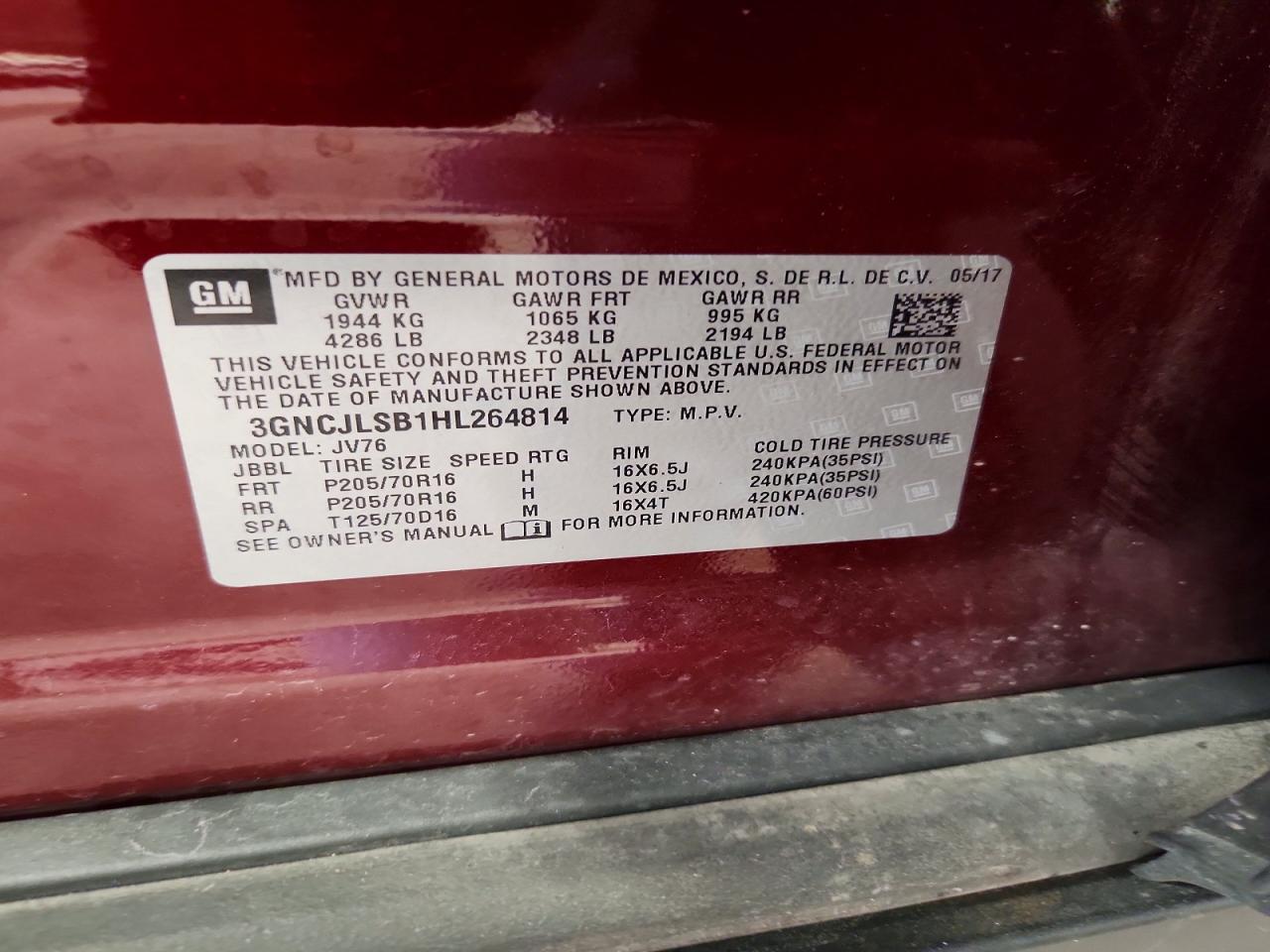 2017 Chevrolet Trax 1Lt - zdjęcie 13