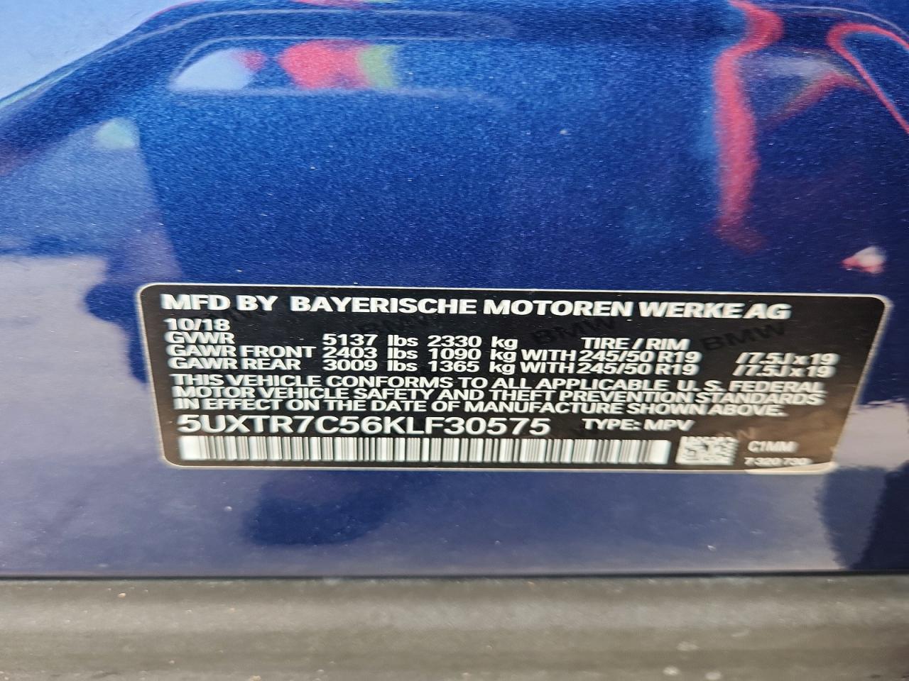 2019 BMW X3 Sdrive30I - zdjęcie 13