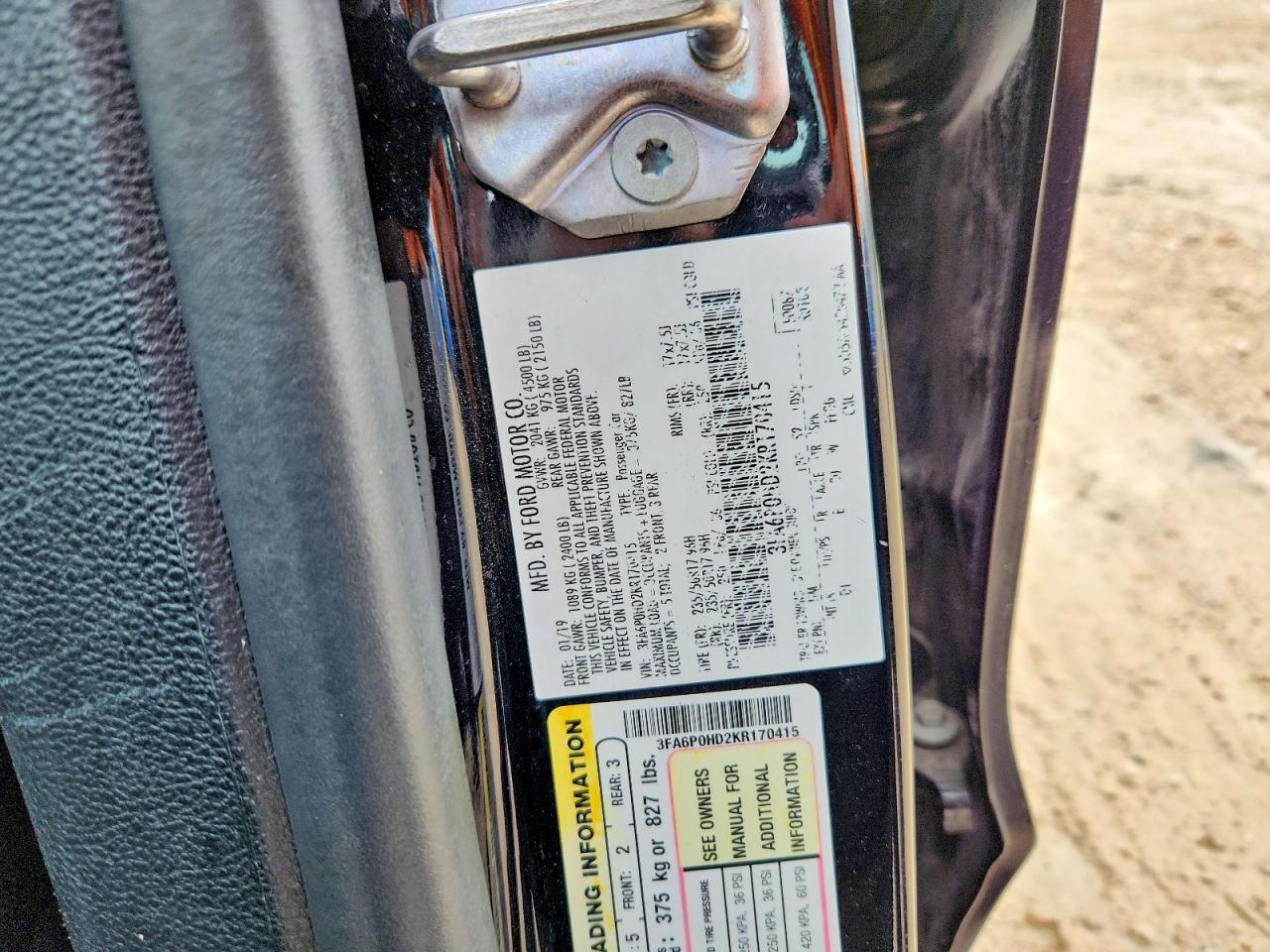 2019 Ford Fusion Se - zdjęcie 12