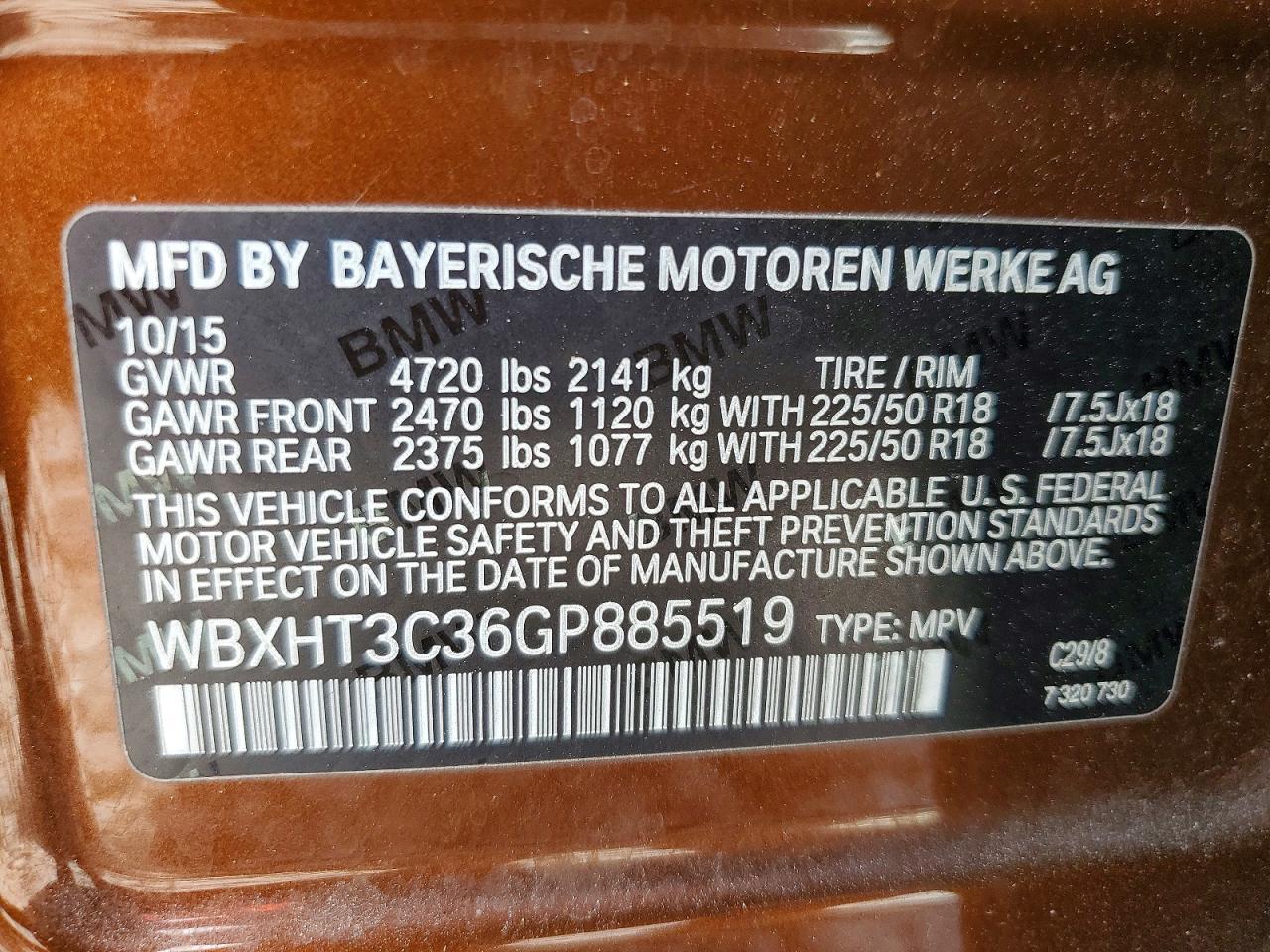 2016 BMW X1 xDrive28I - zdjęcie 13