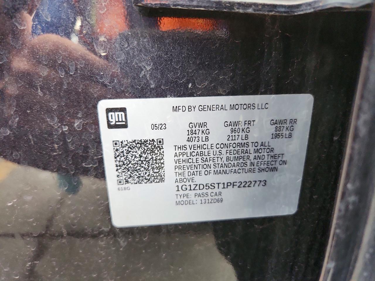 2023 Chevrolet Malibu Lt - zdjęcie 12