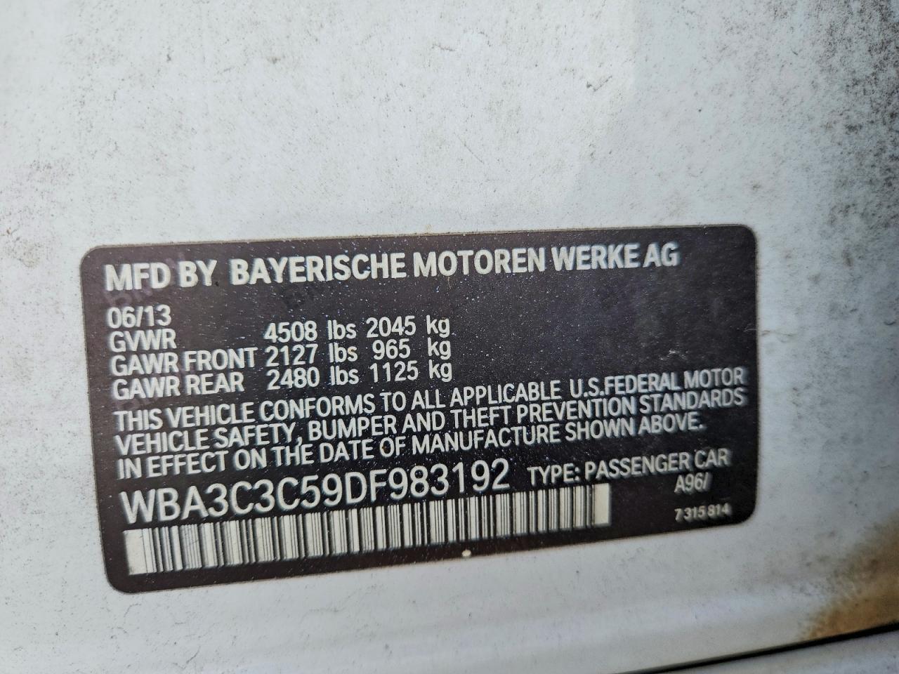 2013 BMW 320 I xDrive - zdjęcie 12