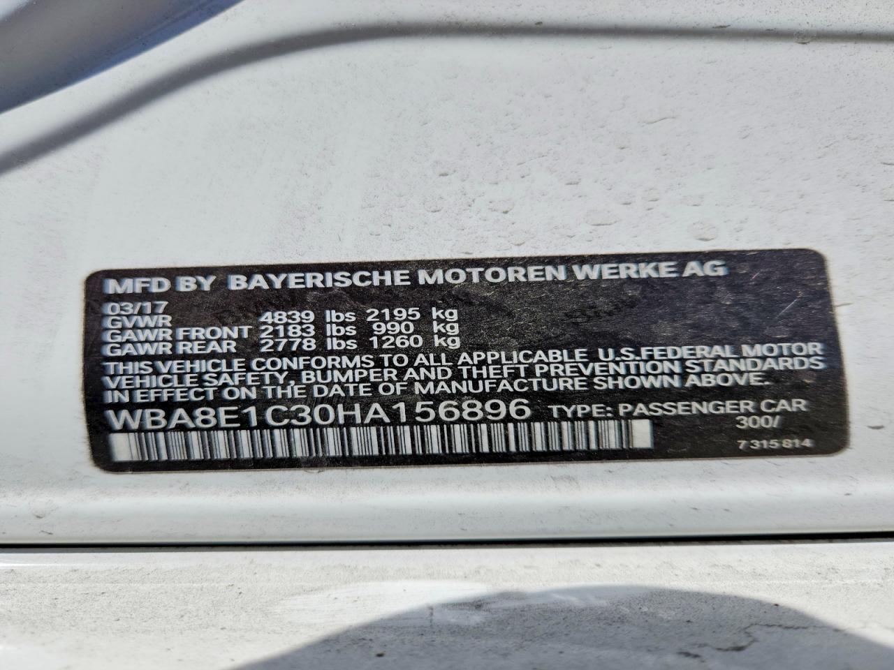 2017 BMW 330E - zdjęcie 12