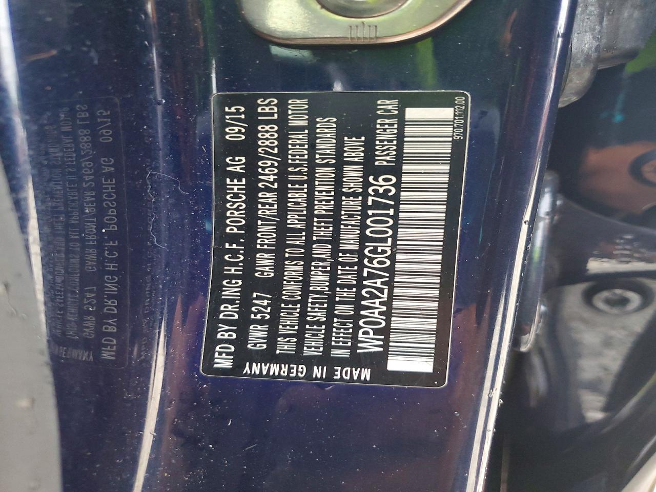 2016 Porsche Panamera 2 - zdjęcie 12