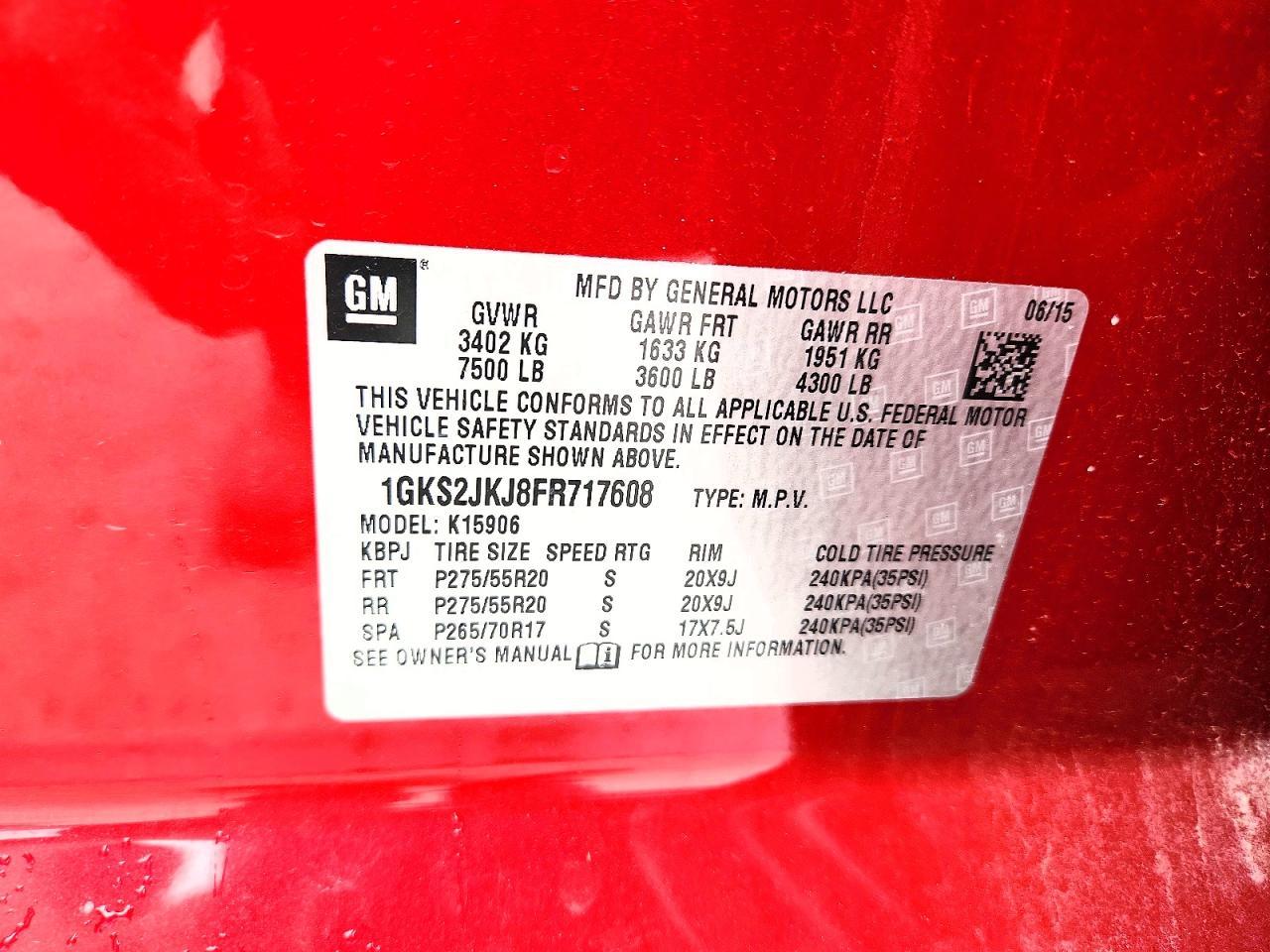 2015 GMC Yukon Xl Denali - zdjęcie 14