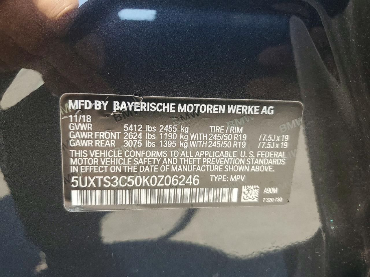 2019 BMW X3 xDrivem40I - zdjęcie 12
