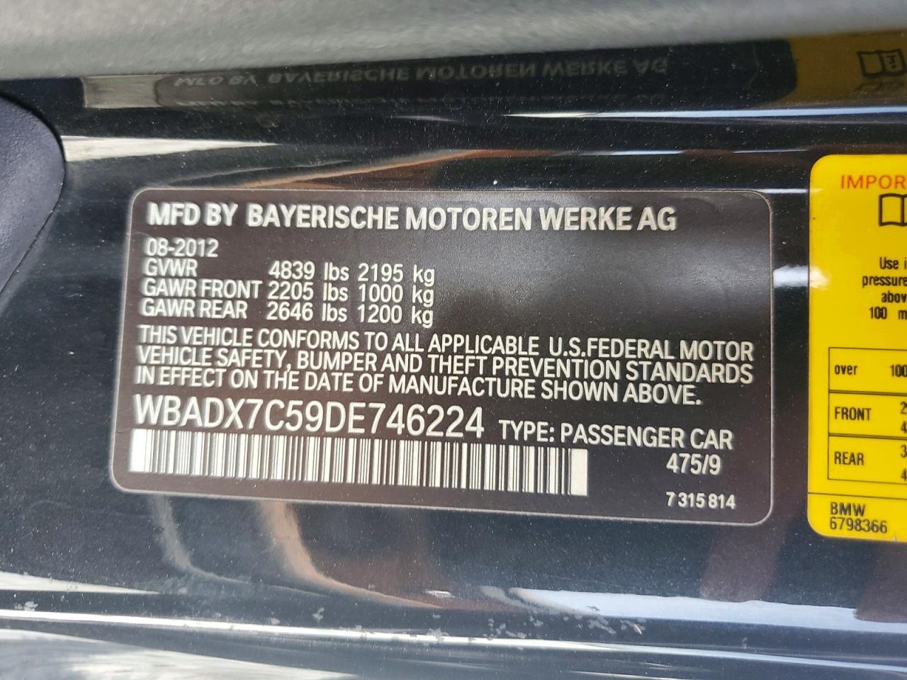 2013 BMW 335 I - zdjęcie 12