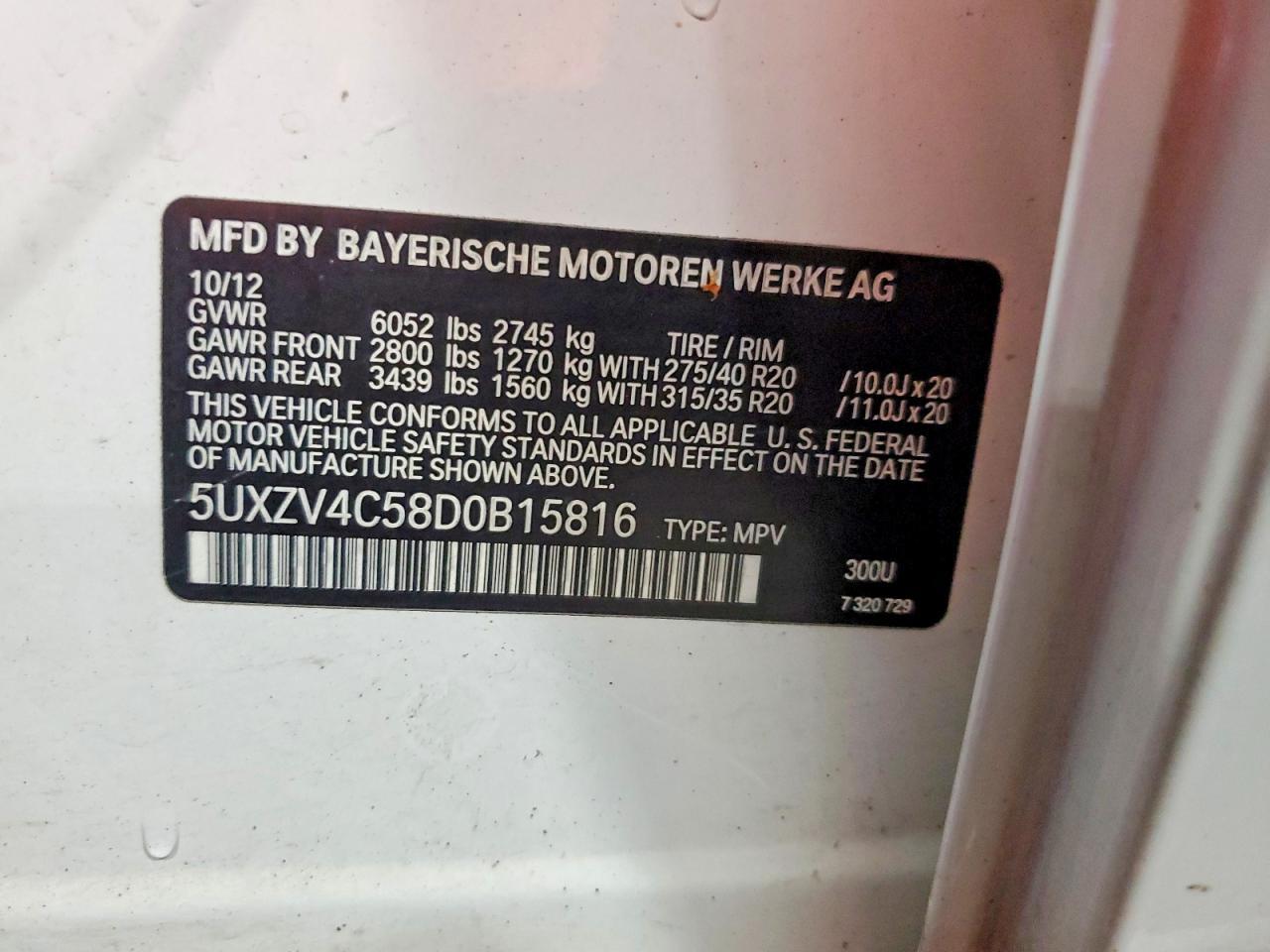 2013 BMW X5 xDrive35I - zdjęcie 12