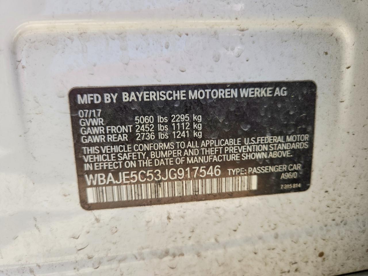 2018 BMW 540 I - zdjęcie 12