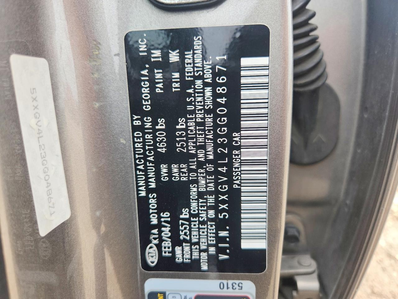 2016 Kia Optima Sxl - zdjęcie 12