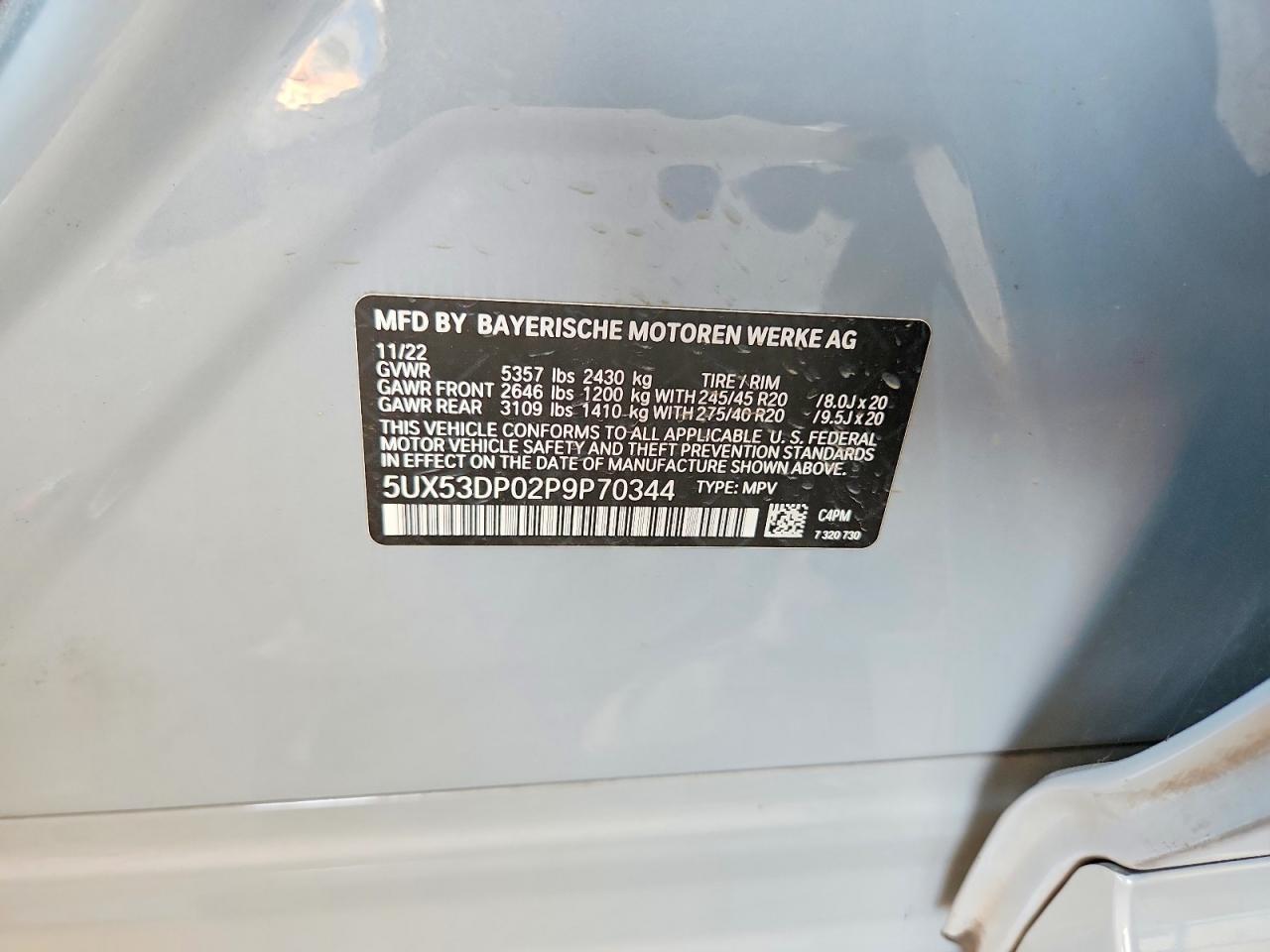 2023 BMW X3 xDrive30I - zdjęcie 12