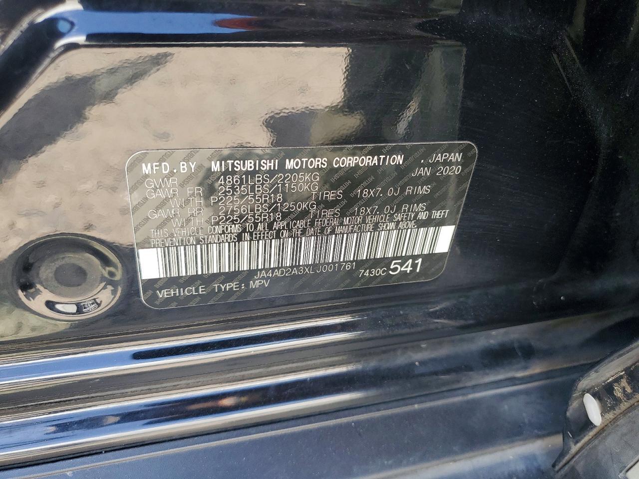 2020 Mitsubishi Outlander Es - zdjęcie 13