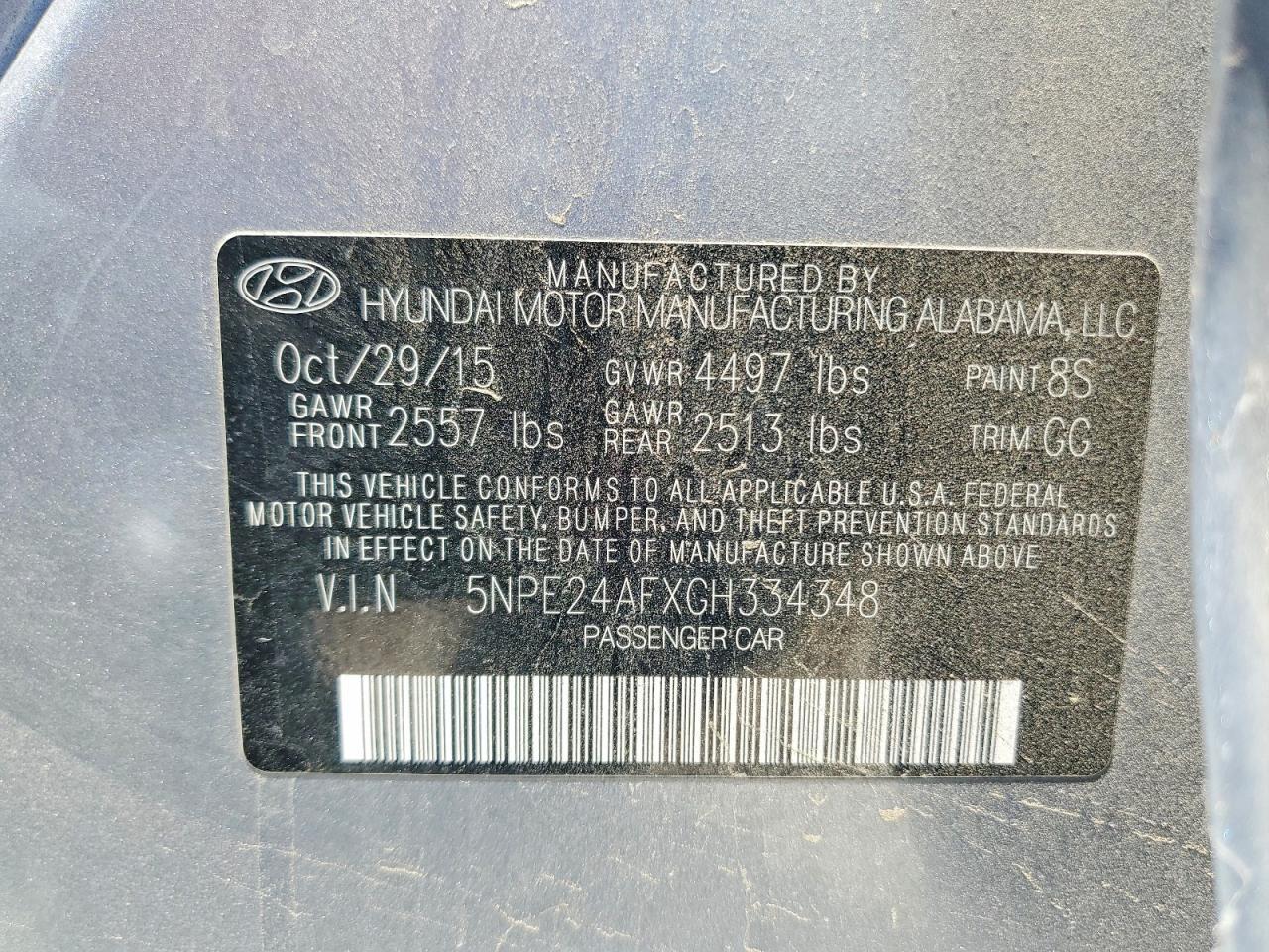 2016 Hyundai Sonata Se - zdjęcie 12