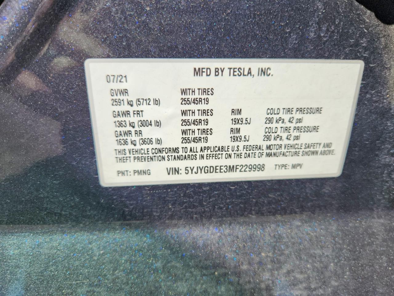 2021 Tesla Model Y - zdjęcie 12